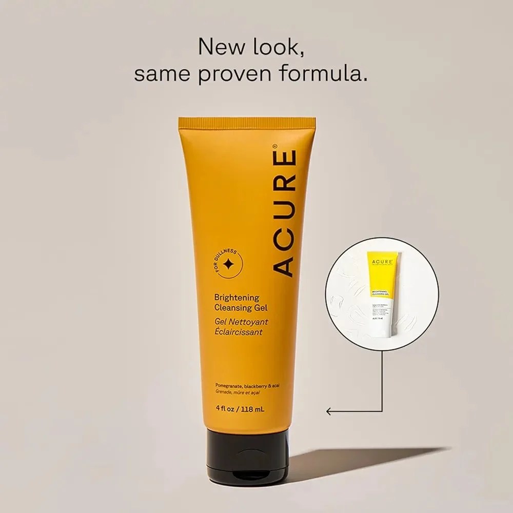 ACURE Brightening Gel Nettoyant Eclaircissant 118ml