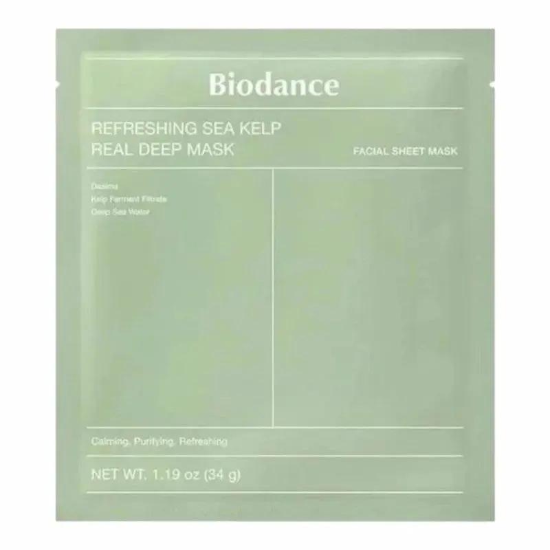 BIODANCE Refreshing Sea Kelp Real Deep Mask Facial Sheet – Masque visage hydratant et revitalisant aux algues marines My Store