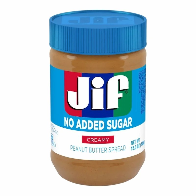 Jif Beurre de Cacahuetes Cremeux Sans Sucre Ajouté 440g – Plaisir Naturel et Énergie Santé