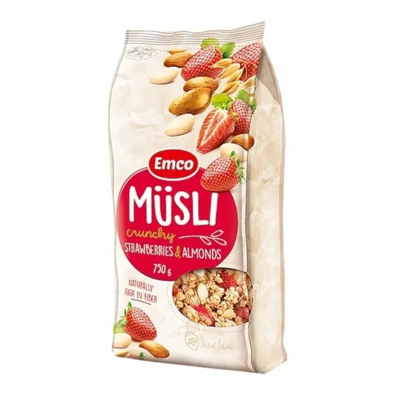 EMCO Crunchy Musli aux Fraises et Amandes 750g My Store