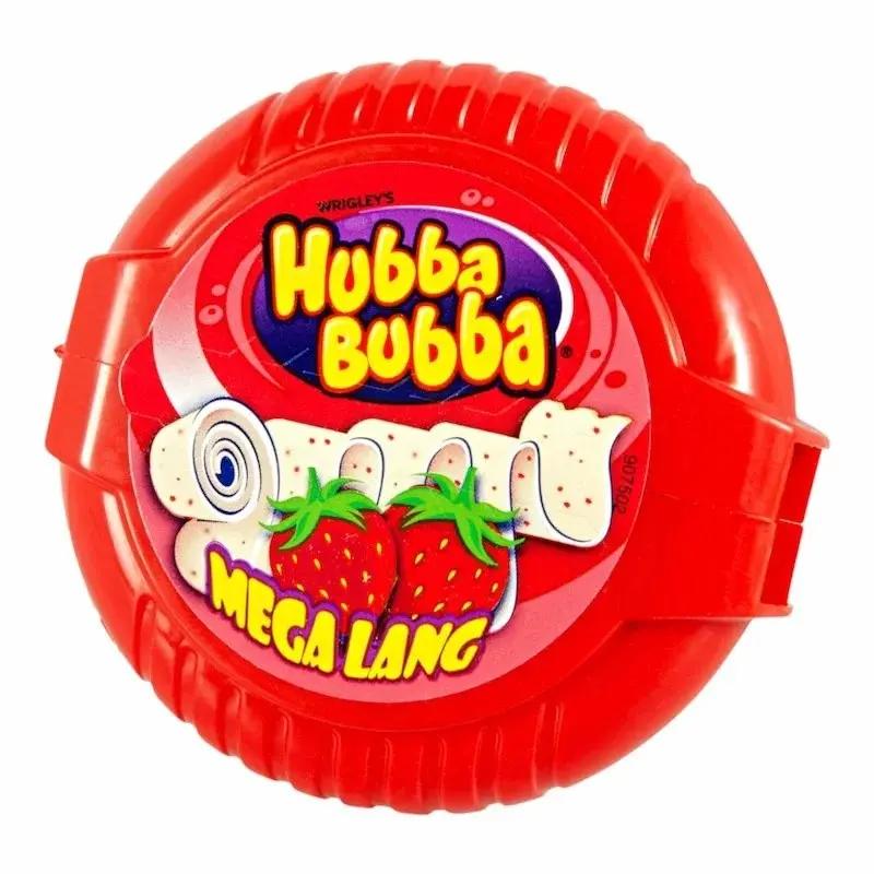 Wrigleys Hubba Bubba Mega Long Snappy Strawberry – Chewing Gum goût fraise 56g My Store