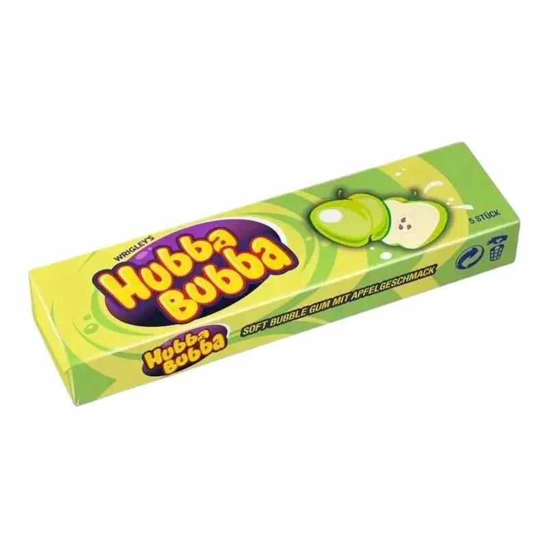 Wrigleys Hubba Bubba Atomic Apple Chewing Gum Saveur Pomme – 35 g My Store