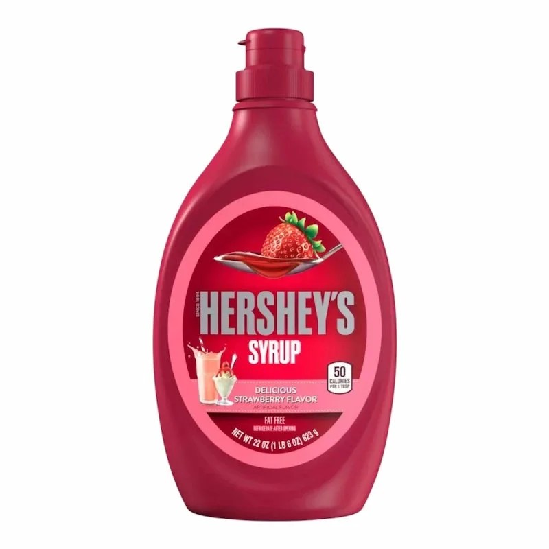 HERSHEYS Sirop de Fraise 623 g – Douceur Fruitée pour Desserts et Boissons