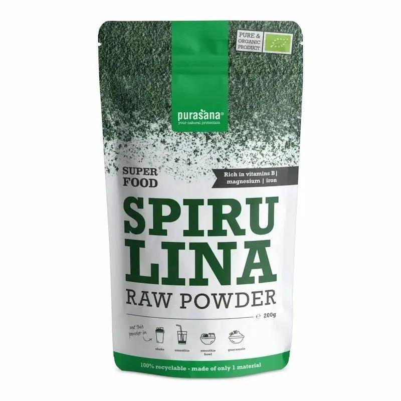 Purasana Poudre de Spiruline Bio – 200 g | Superaliment riche en protéines My Store
