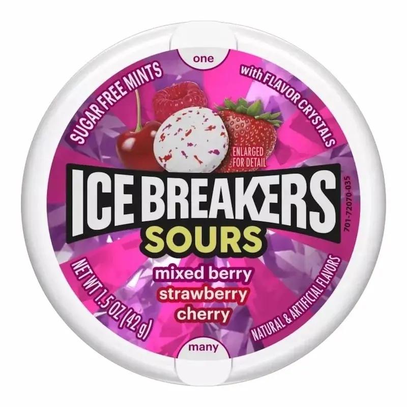 Ice Breakers Sours Sans Sucre – Baies Melangees 42 g My Store