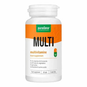 Purasana Multivitamine – 60 Capsules Complement Alimentaire Vitalité & Immunité My Store
