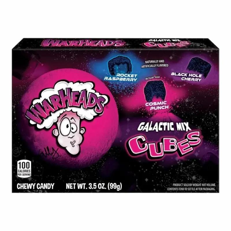 Warheads Galactic Mix Cubes 99 g – Assortiment Acidule et Fun My Store
