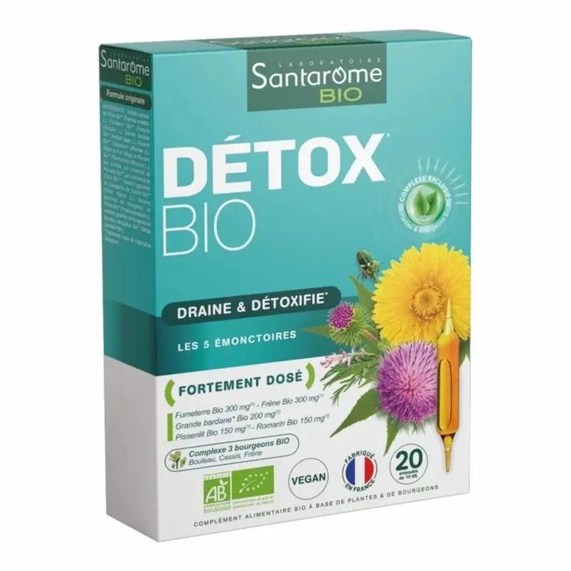 Santarome Bio Detox – 20 Ampoules 10 ml Purification & Bien-Être Digestif My Store