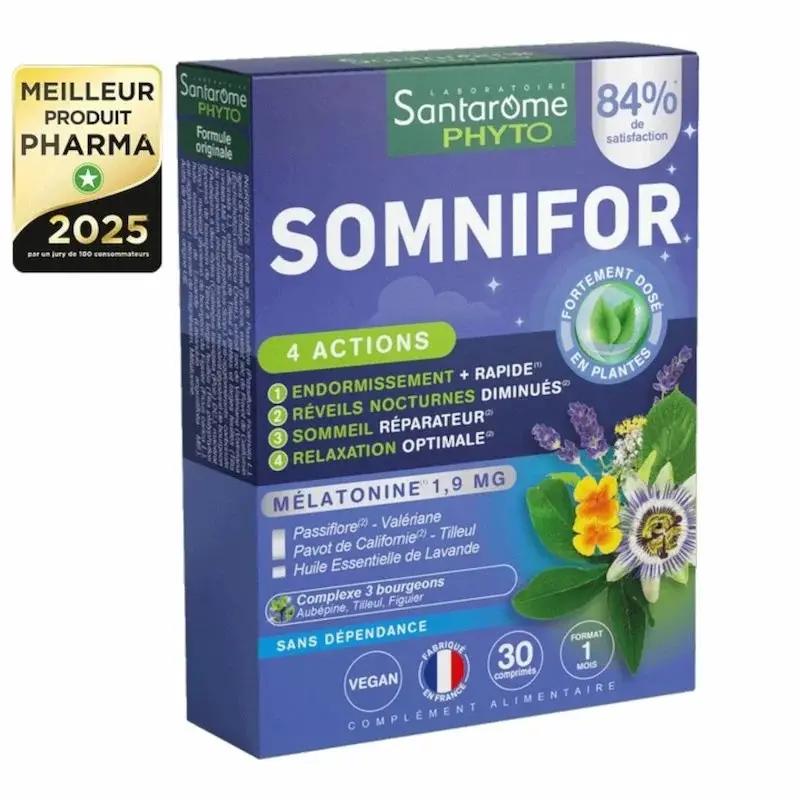Santarome Phyto Somnifor – 30 Comprimés Sommeil Réparateur et Naturel My Store