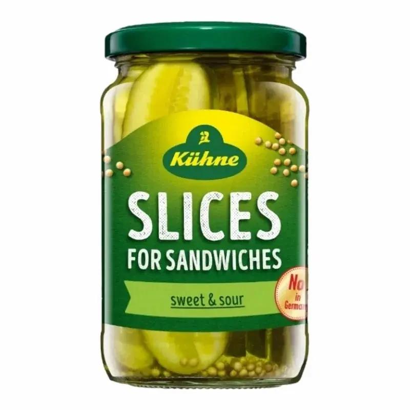 Kuhne Tranches de Cornichons Croquants et Savoureux 330g My Store