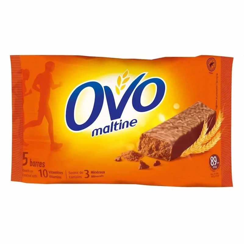 Ovomaltine Barre enrobee Chocolat 5x20g