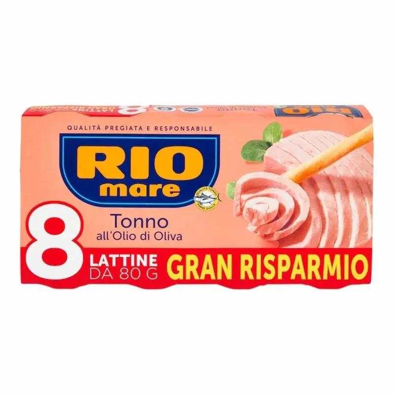 Thon entier à lkhuile dolive RIO MARE – Pack 8×80 g | Saveur et Qualité Premium My Store