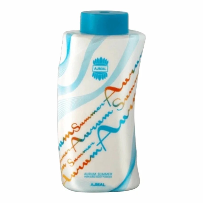 Ajmal Aurum Summer Body Powder – 100 g | Poudre Corporelle Parfumée Rafraîchissante & Estivale