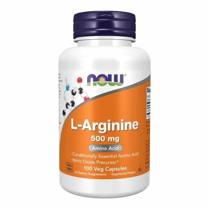 NOW Foods LArginine 500 mg – 100 capsules My Store