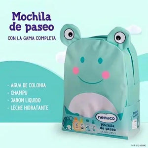 Coffret Bain Bebe Nenuco Mochila Ranita Lote Frog – Set de 4 Pièces My Store