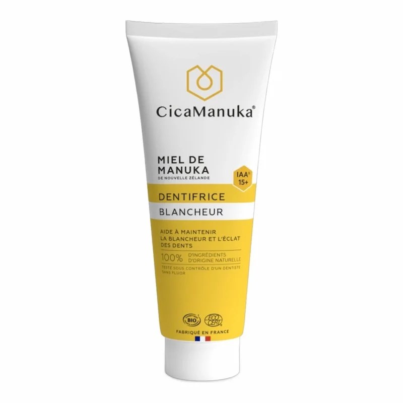 CICAMANUKA Miel de Manuka IAA 15+ Dentifrice Blancheur 75 ml