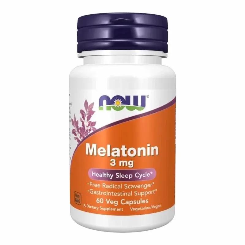 NOW FOODS Melatonine 3 mg – 60 Capsules My Store