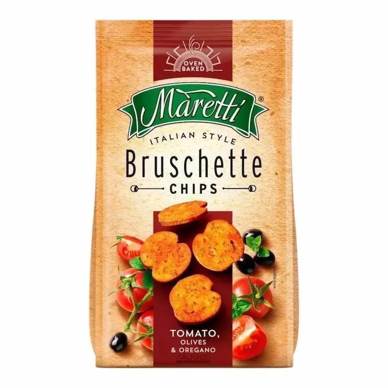 Bruschette Maretti – Bouchees de Pain Saveur Tomates Olives et Origan – 70 g My Store