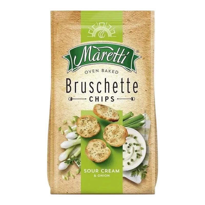 Bruschette Maretti – Bouchees de Pain Saveur Crème Aigre & Oignon – 70 g My Store