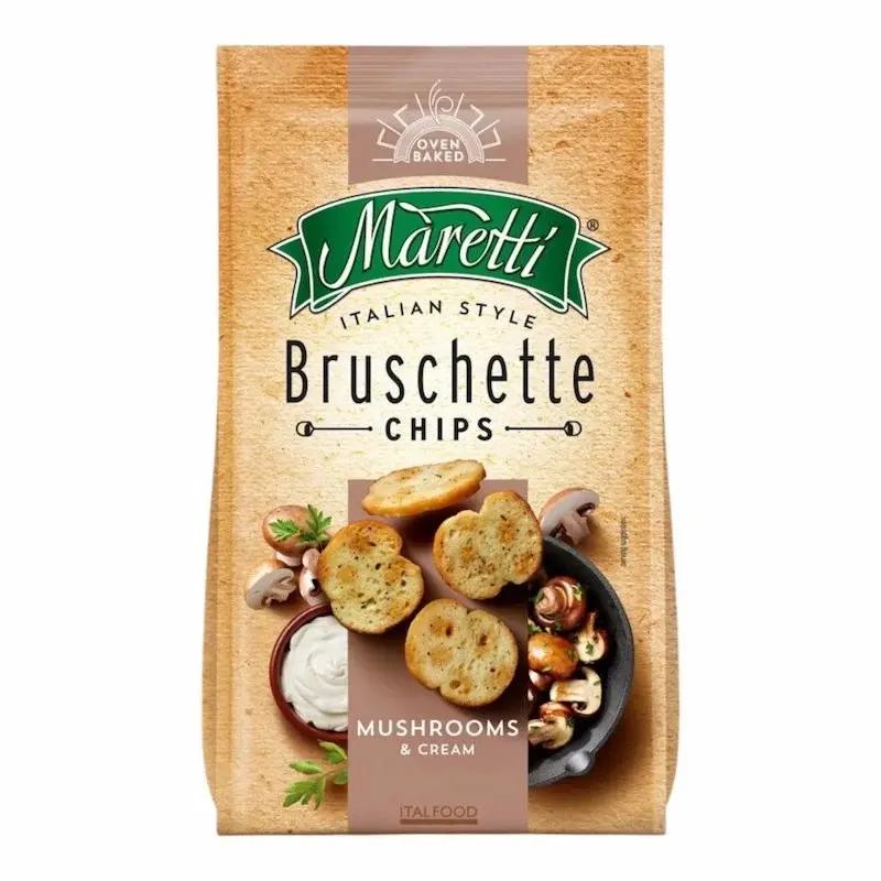 Bruschette Maretti – Bouchees de Pain Saveur Champignons & Crème – 70 g My Store