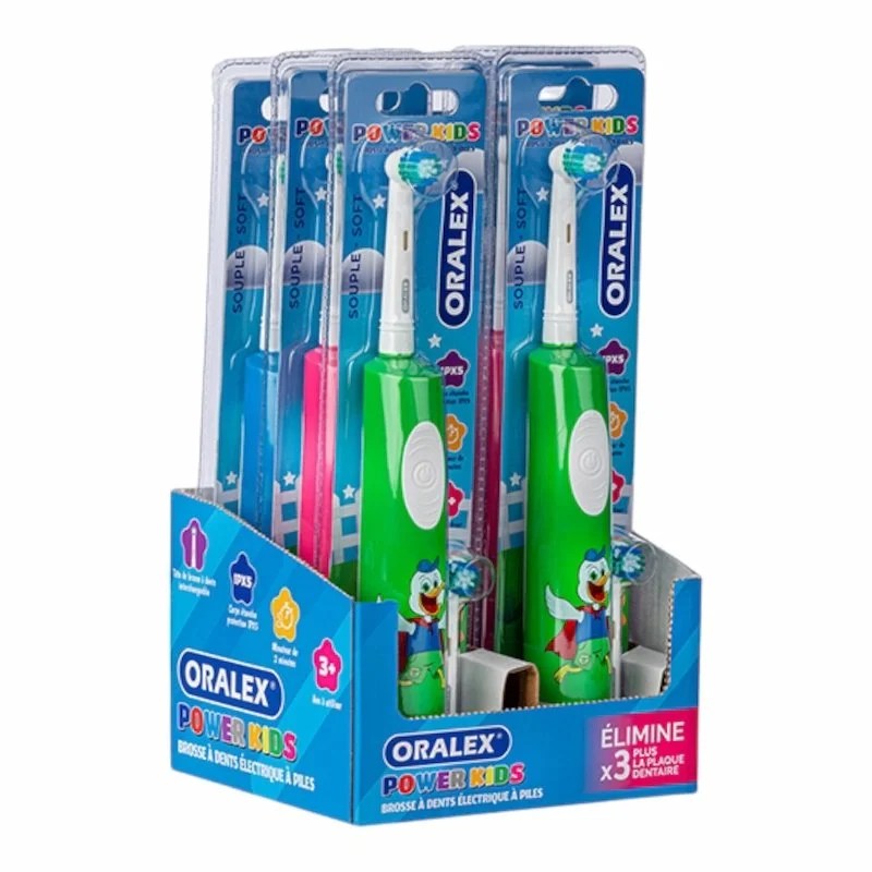 Brosse a Dents Electrique a Piles Enfants – Oralex