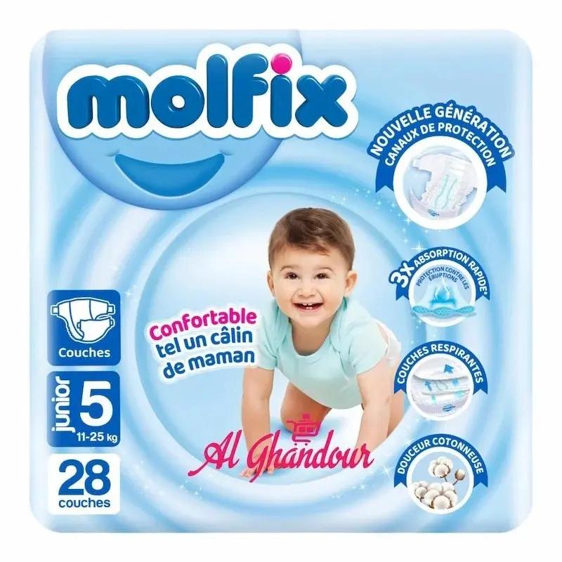 Molfix Couches Bebe Taille 5 Junior – 28 pièces (11–25 kg) My Store