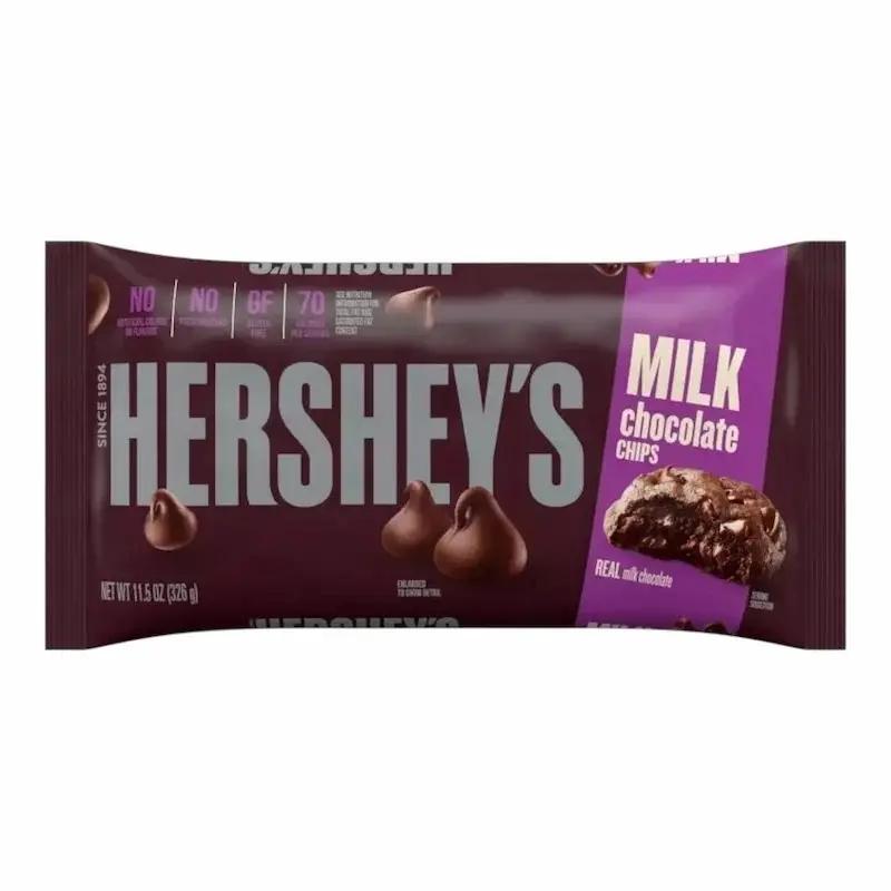 Hersheys Milk Chocolate Chips Sans Gluten 340g – Pepites de Chocolat au Lait Gourmandes pour Cookies, Brownies My Store