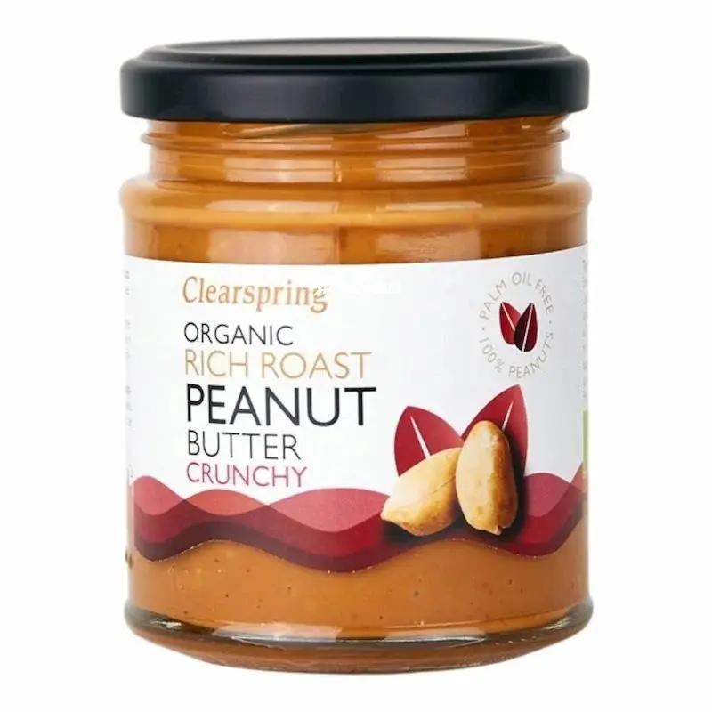Clearspring Beurre de Cacahuete Toaste Crunchy 170 g – Pate à Tartiner Naturelle, Riche en Protéines et Sans Sucre Ajouté My Store