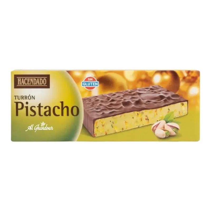 Turron aux Pistaches Hacendado 150 g – Nougat Espagnol Authentique pour Gourmands My Store