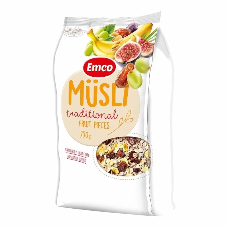 Emco Musli Traditional Fruit Pieces 750 g