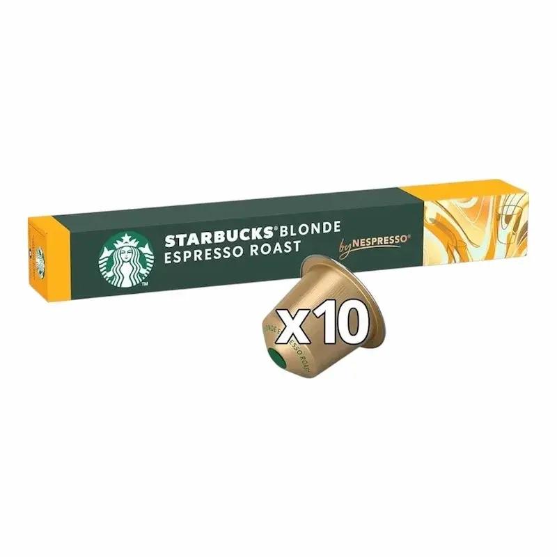 STARBUCKS Blonde Espresso Roast – Capsules Nespresso 10 pcs My Store