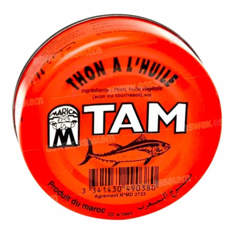 Thon Entier à l Huile Vegetale Tam 85g