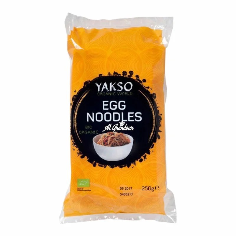 Yakso Noodle Oeufs 250 g – Nouilles aux Oeufs Authentiques pour Recettes Asiatiques