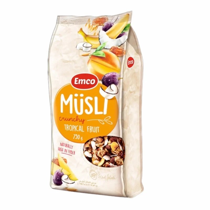 Emco Musli Crunchy Tropical Fruit – 750G