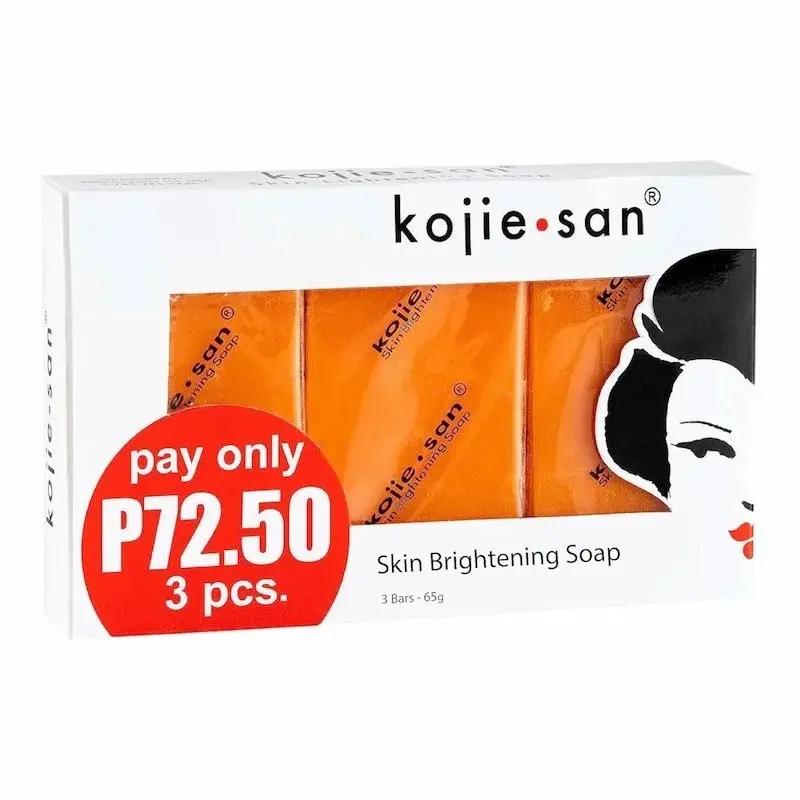 Kojie San Whitening Soap Skin Lightening 3 Bars 65g – Savon Éclaircissant My Store