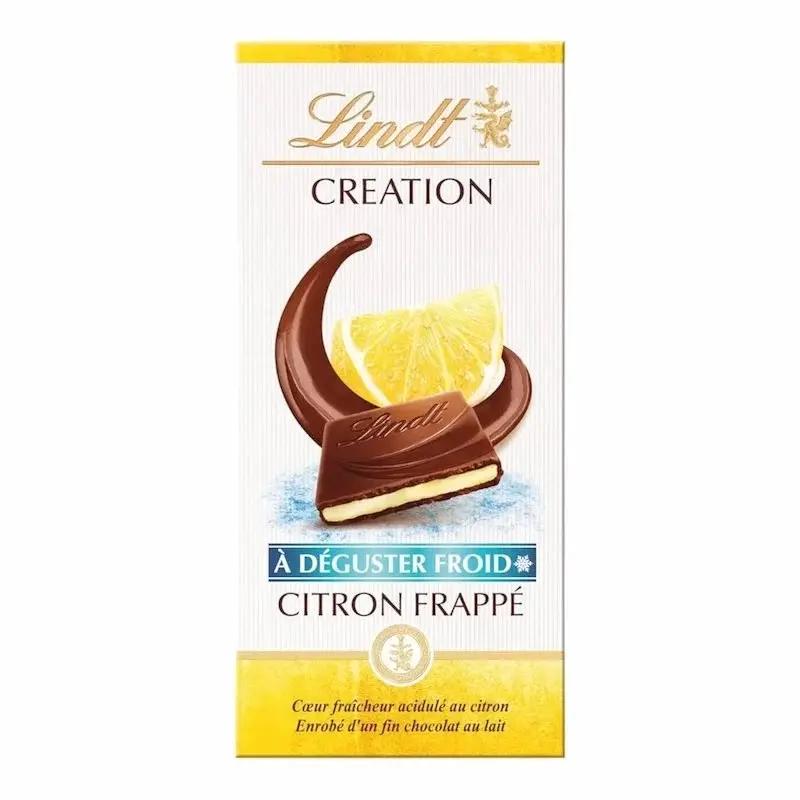 Lindt Creation Tablette Citron Frappé Chocolat au Lait – 150g My Store