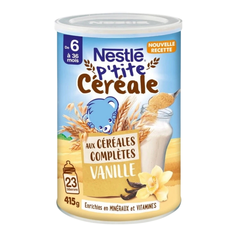 NESTLÉ P’tite Céréale Vanille aux Céréales Complètes – 415g