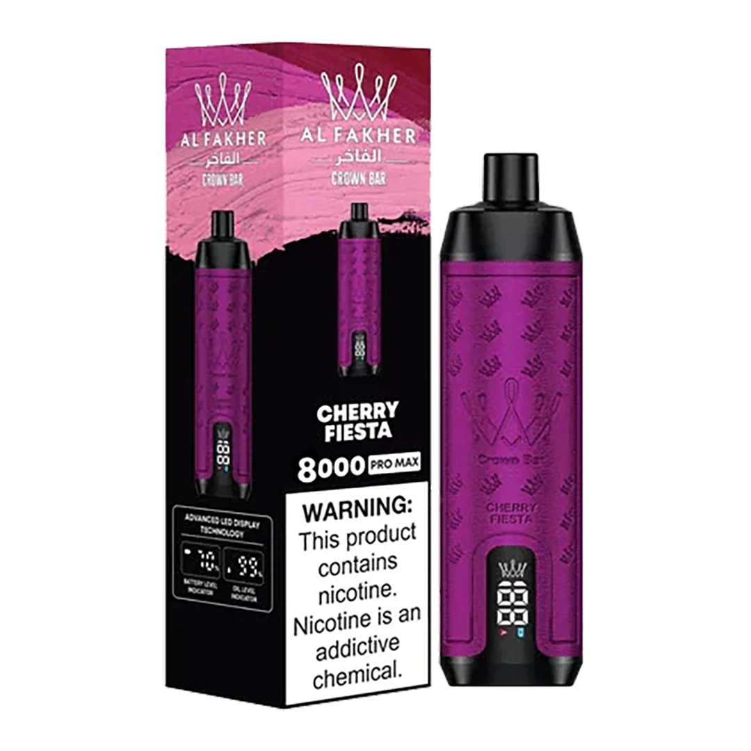AL Fakher Crown Bar 15000 puffs Pro Max - Cherry Fiesta - 5mg