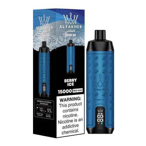 AL Fakher Crown Bar 15000 puffs - Berry Ice - 5mg