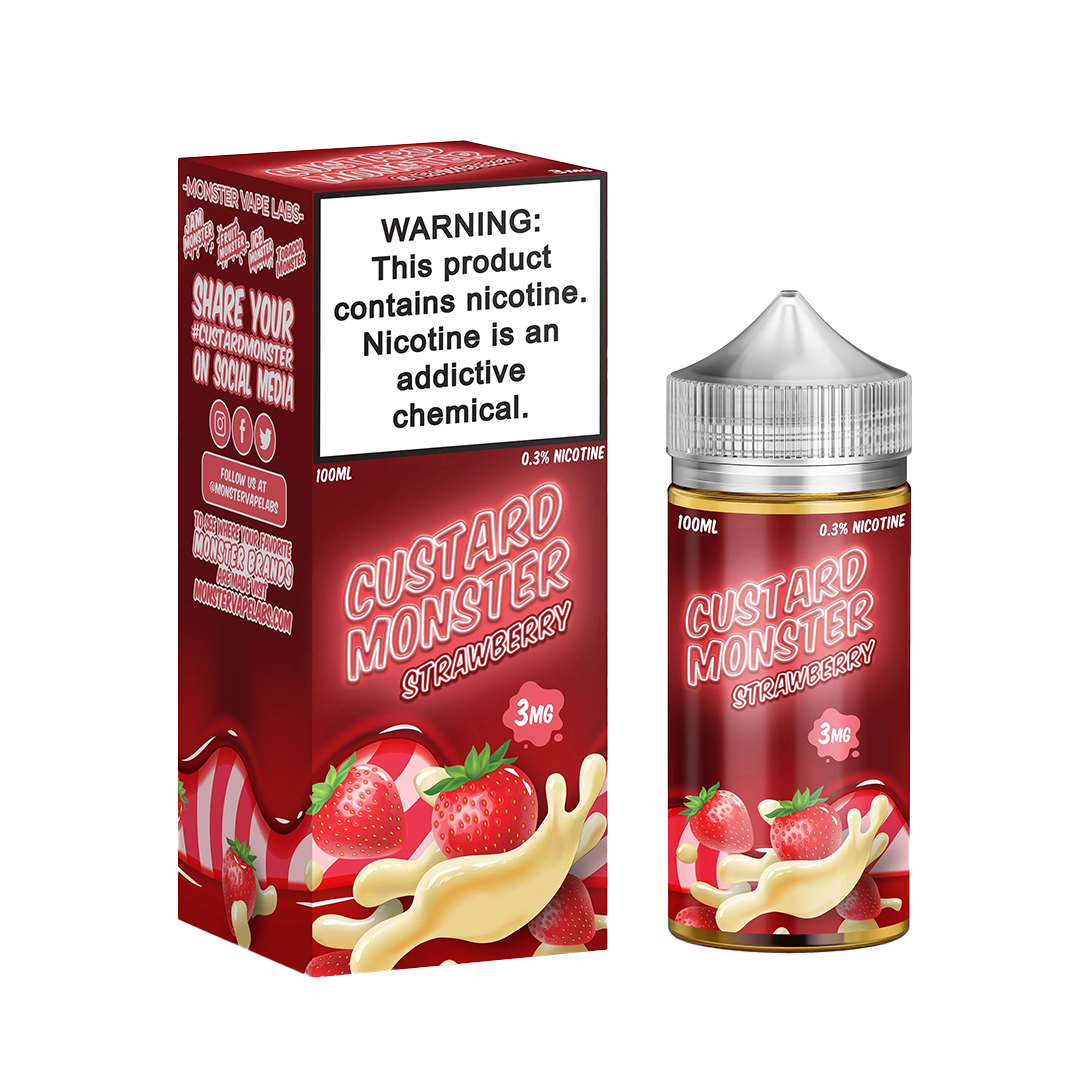 Custard Monster Strawberry 100ml