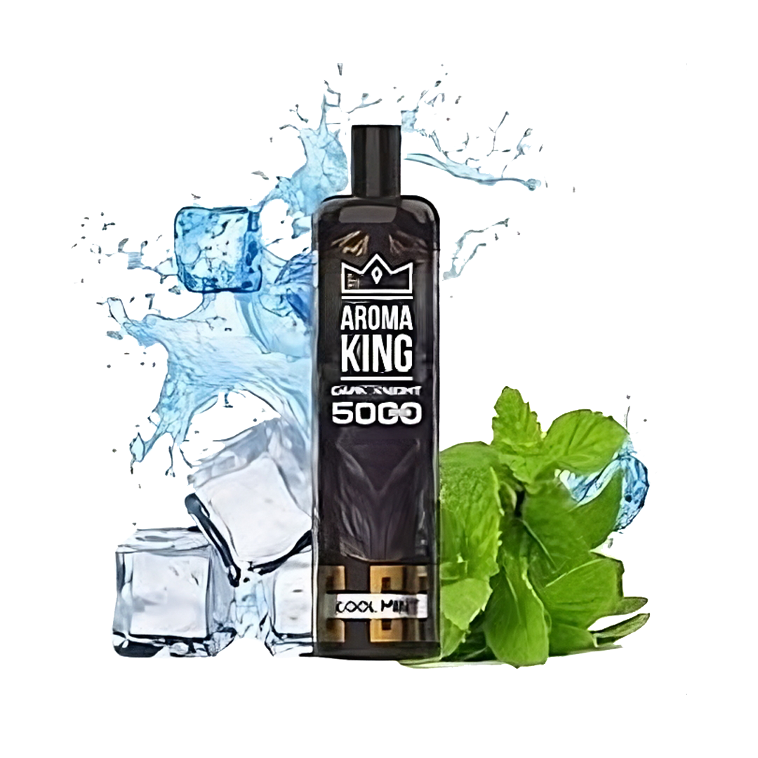 Dark Knight 5000 Puffs Cool Mint 0mg - Aroma King