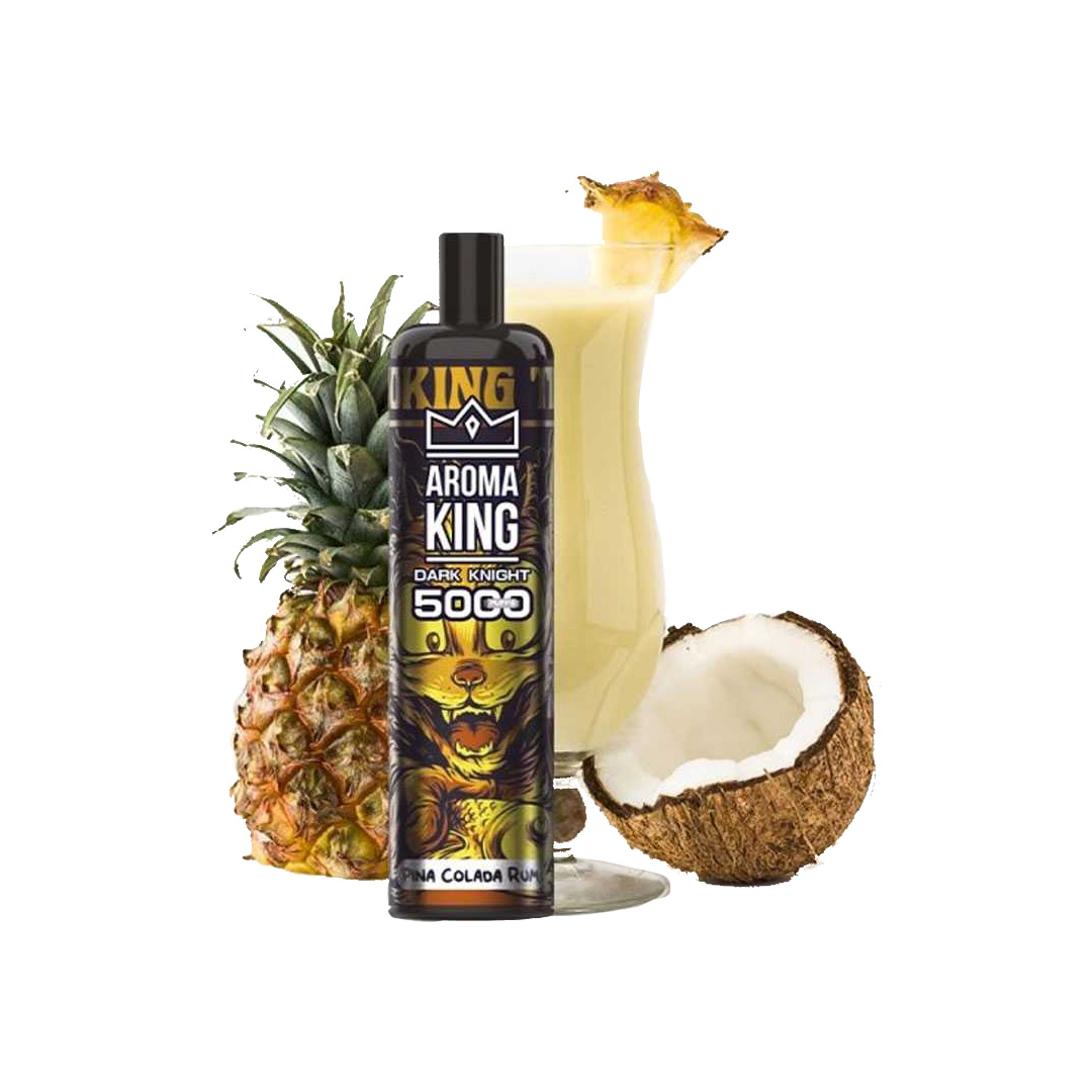 Dark Knight 5000 Puffs Pina Colada Rum 0mg - Aroma King