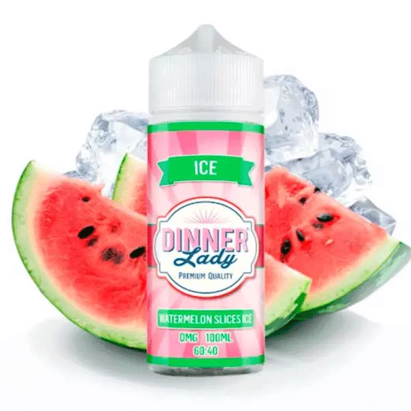 Dinner Lady - Watermelon Slices Ice - 120ml