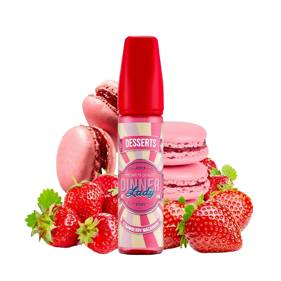 Dinner lady Strawberry Macaron 60ml