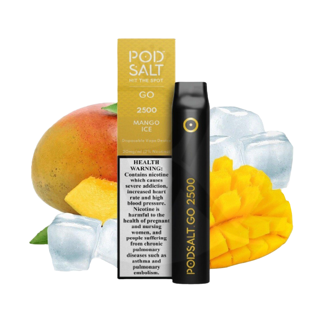POD Salt 2500 puffs Mango Ice 2%