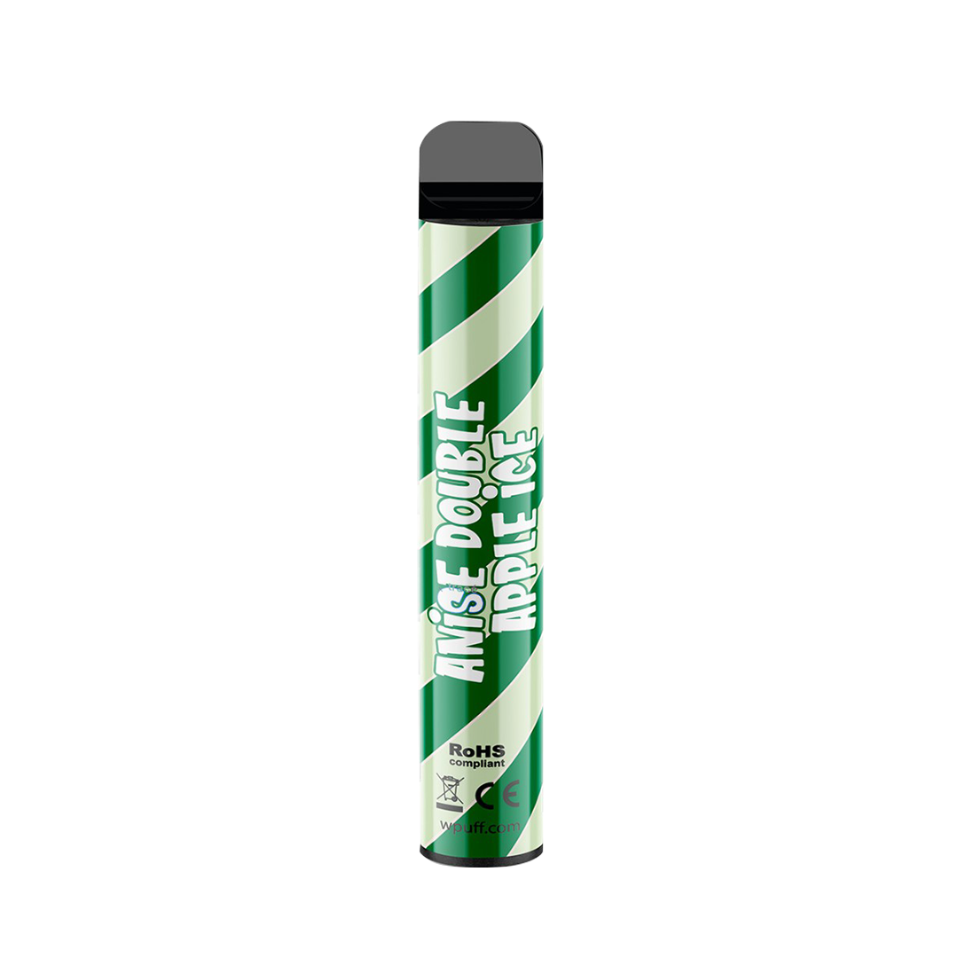 Wpuff Magnum Liquideo - Anise Double Apple Ice - Jetable 2000 Taffs 2%