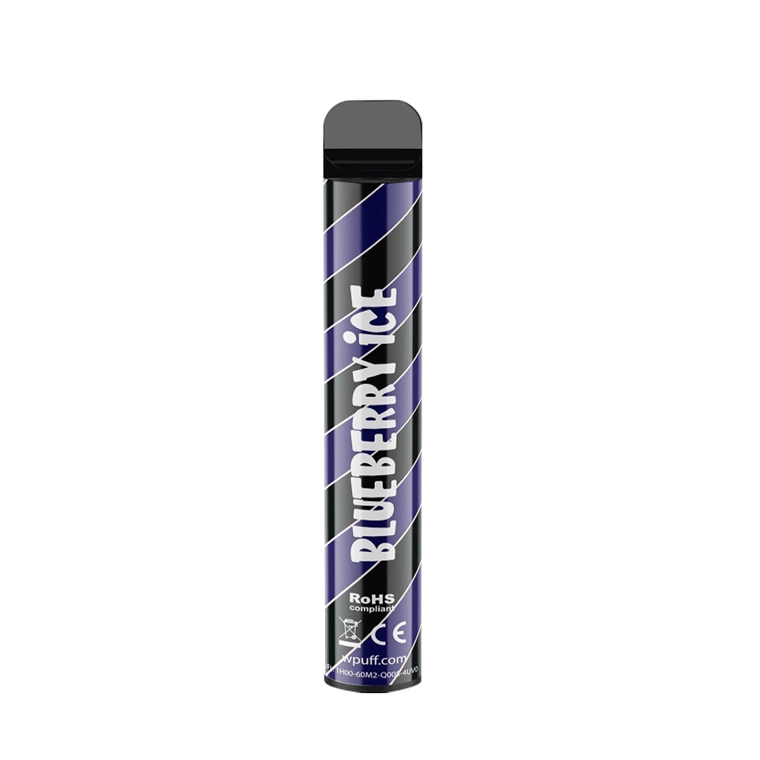 Wpuff Magnum Liquideo - Blueberry - Jetable 2000 Taffs 2%