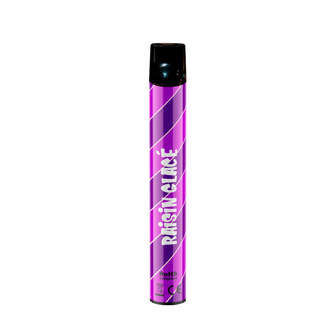 Wpuff Magnum Liquideo - Raisin Glacé - Jetable 2000 taffs 2%