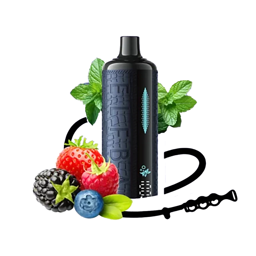 ELFBAR E-shisha - Berry Mint 16K Puffs - 5MG