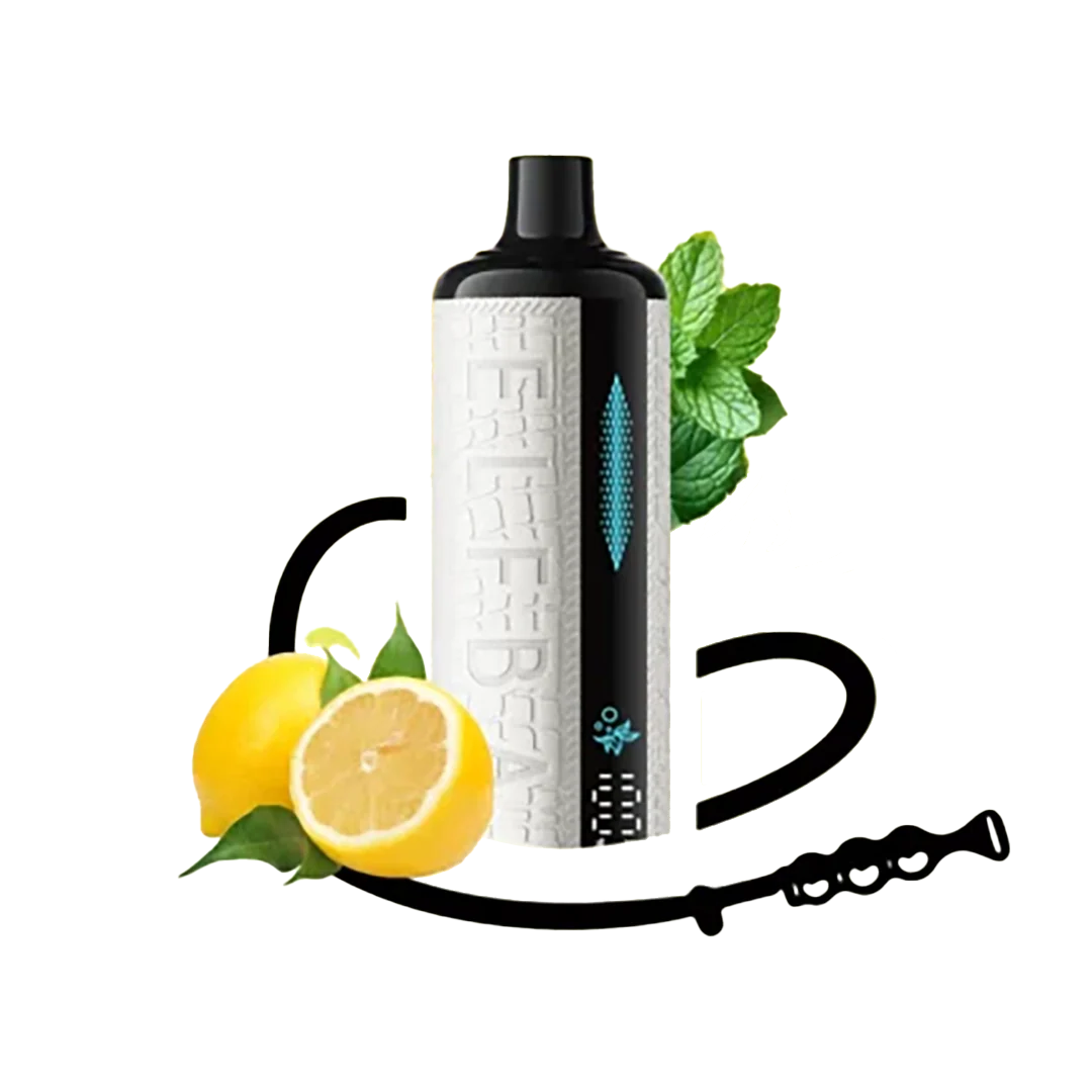 ELFBAR E-shisha - Lemon Mint 16K Puffs - 5MG